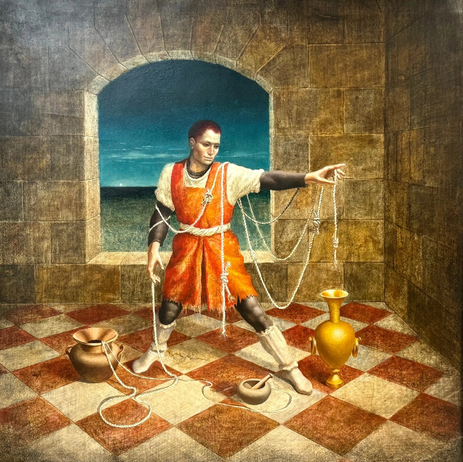 Game of Thrones' Style Surrealist Interior Portrait by Bruce Winston Hafley - 3