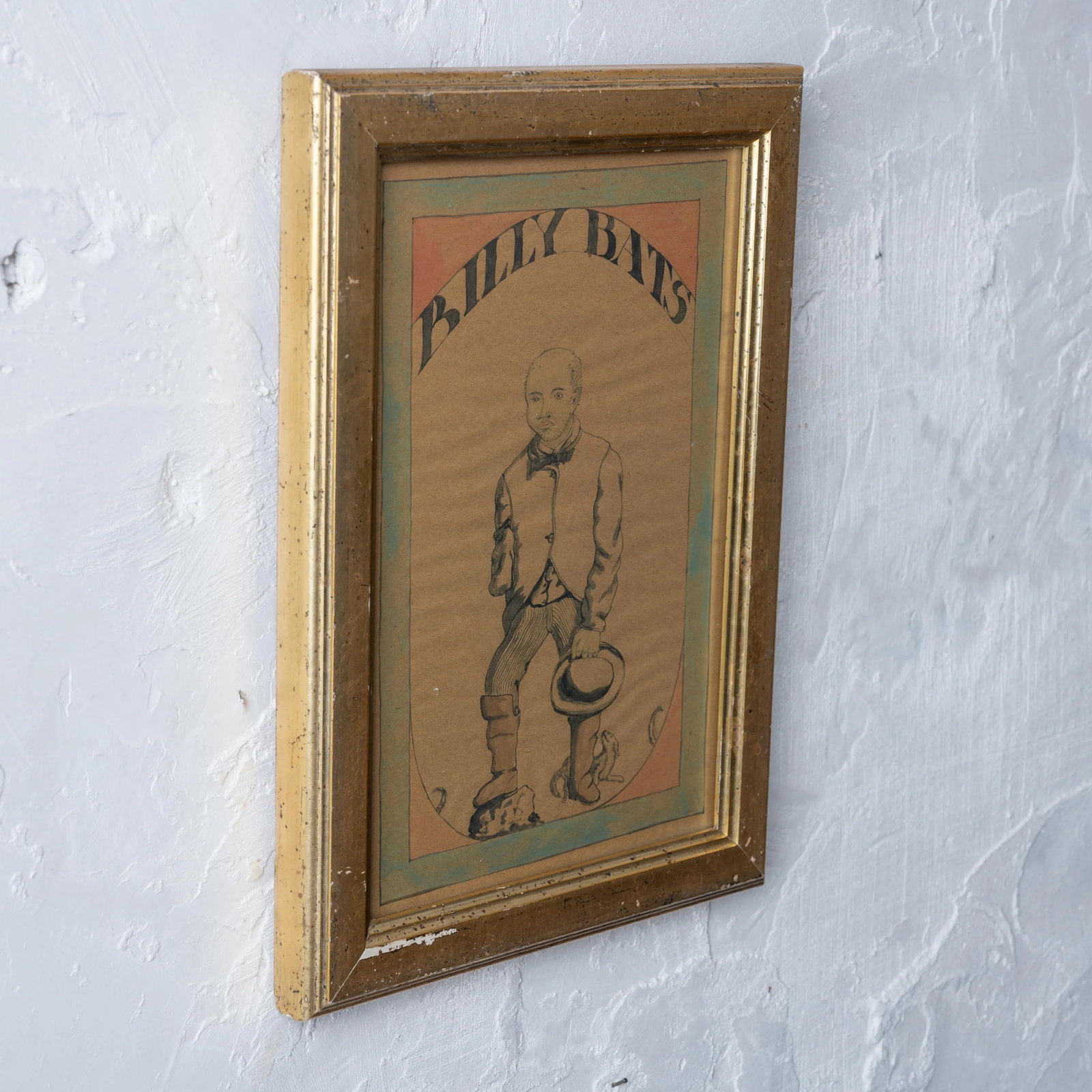 Lunatic Billy Bats Outsider Art Drawing, 1872 - 3