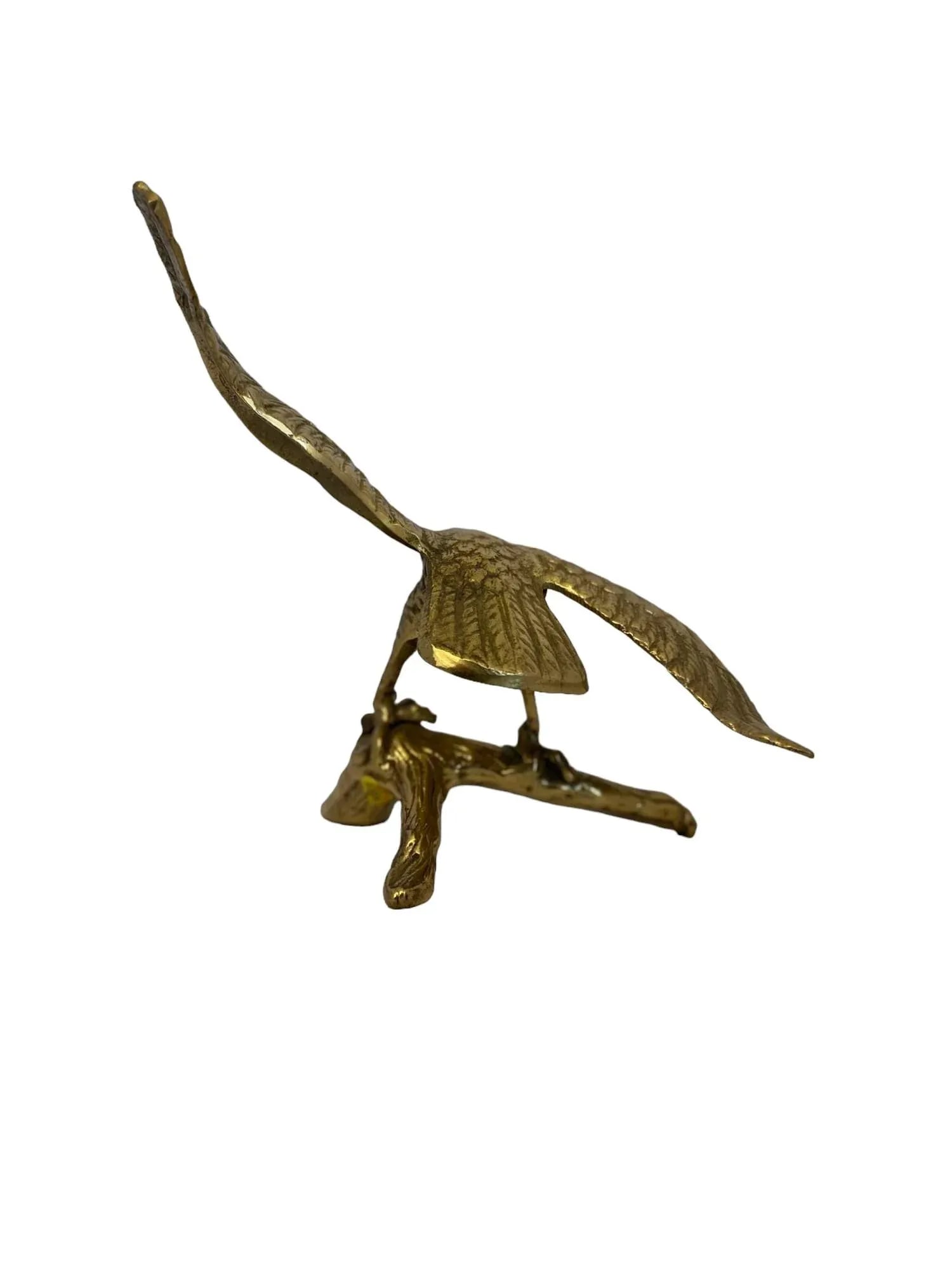 Brass Eagle Small Sculpture - 3