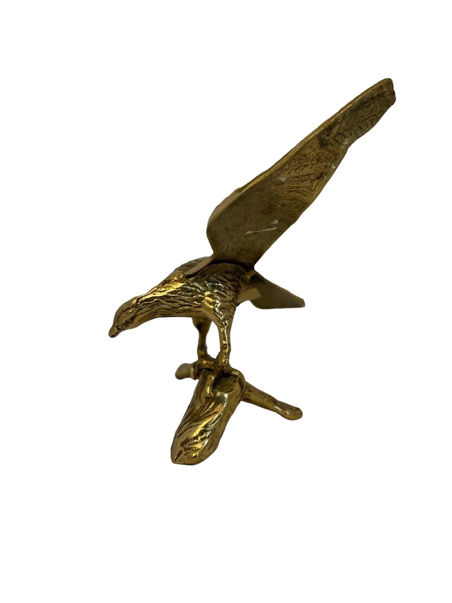 Brass Eagle Small Sculpture - 4