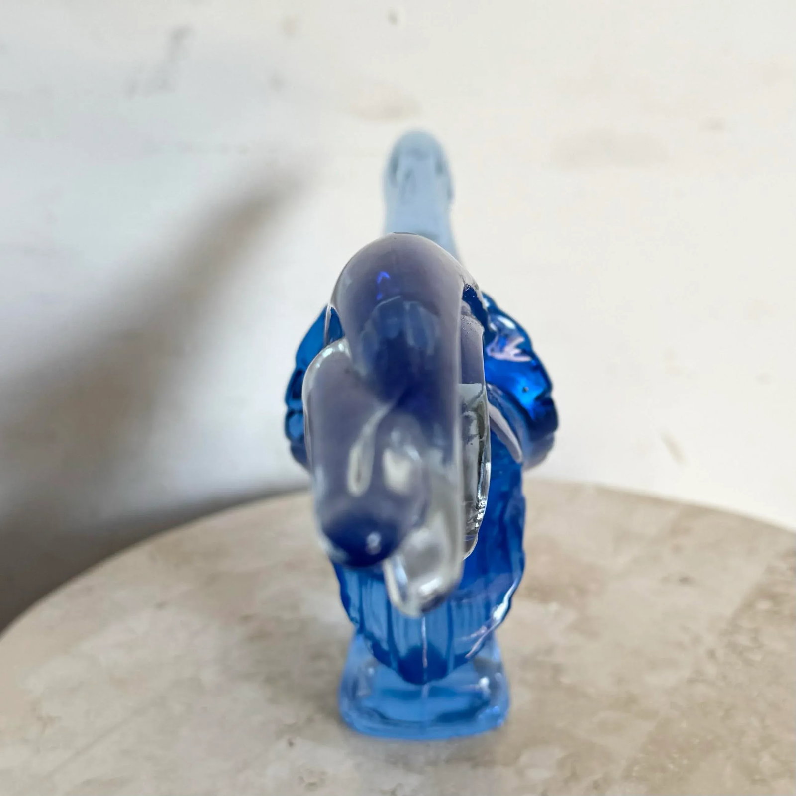 Chinese Glass Pheasant Bird Sculpture - 6