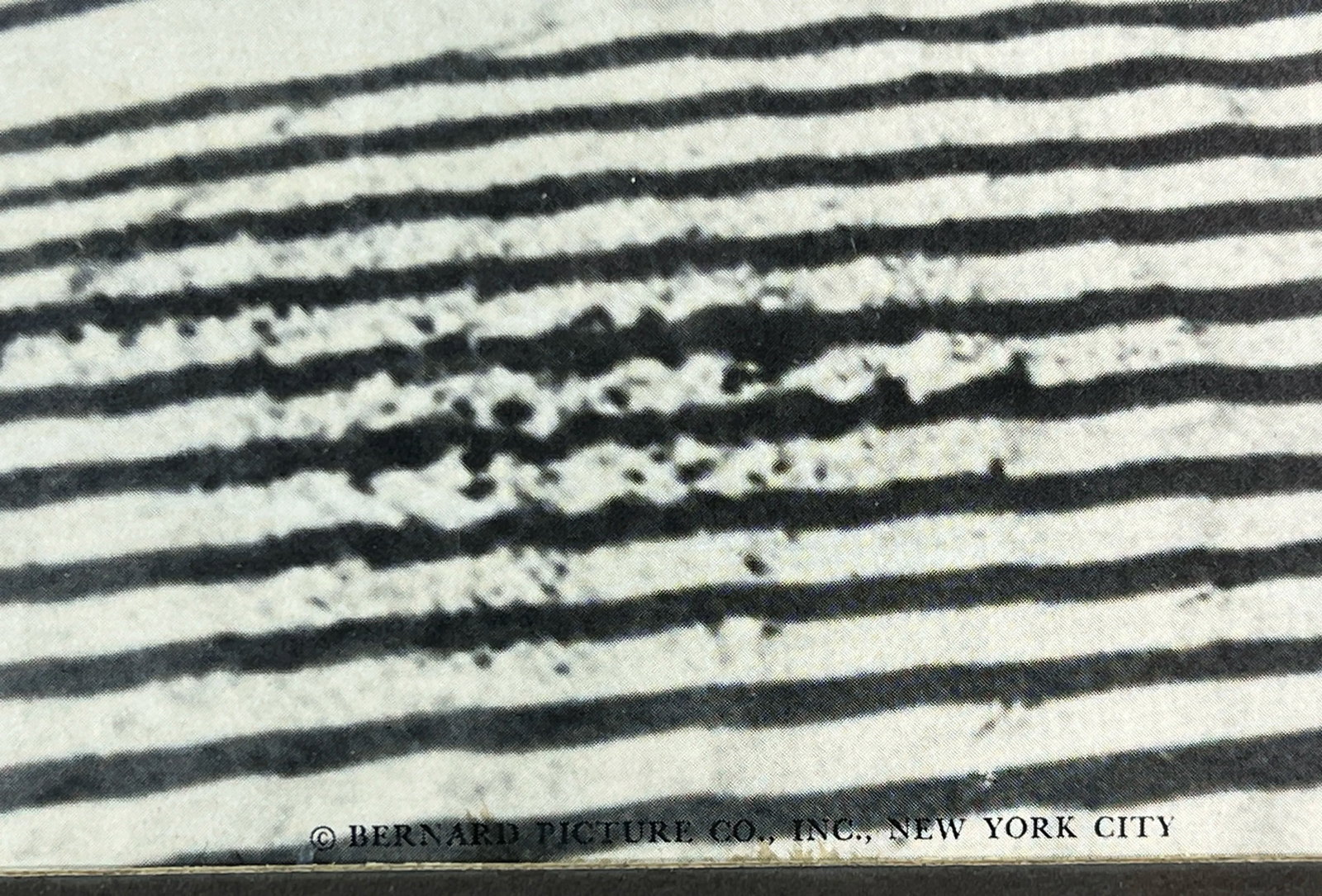 Vintage Framed Black & White Lithograph Print of a Beach Sand Dune Fence - 6