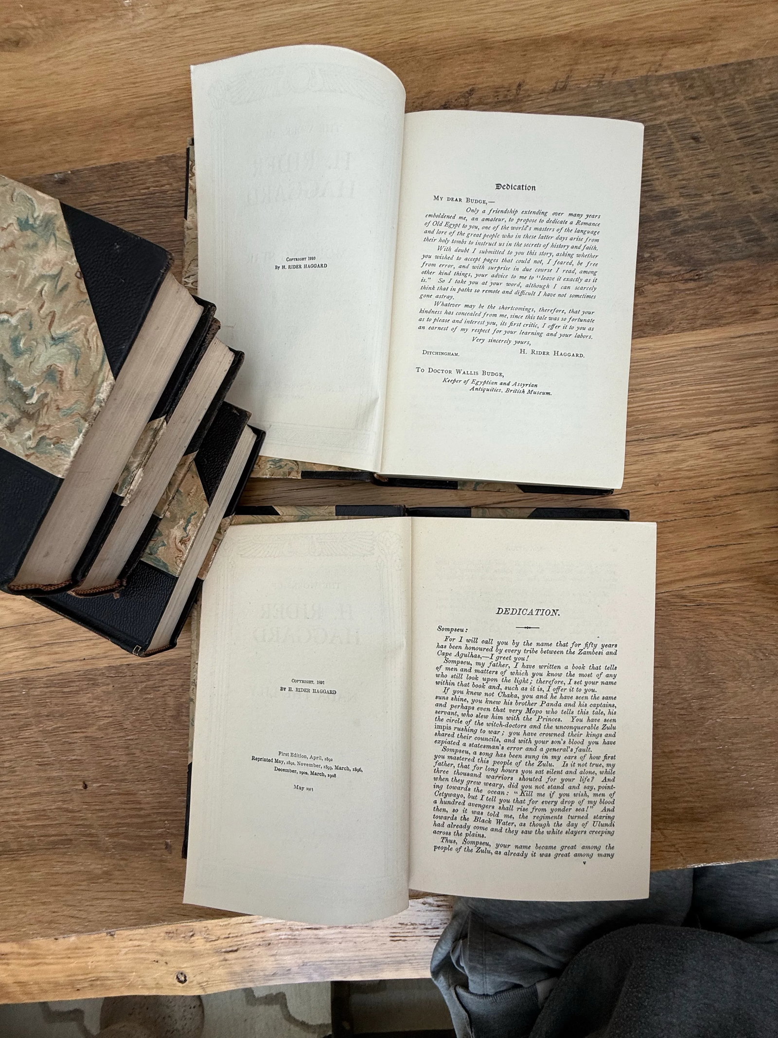 Antique Hardcover Books-Set of 11 the Works of H Rider Haggard - 9