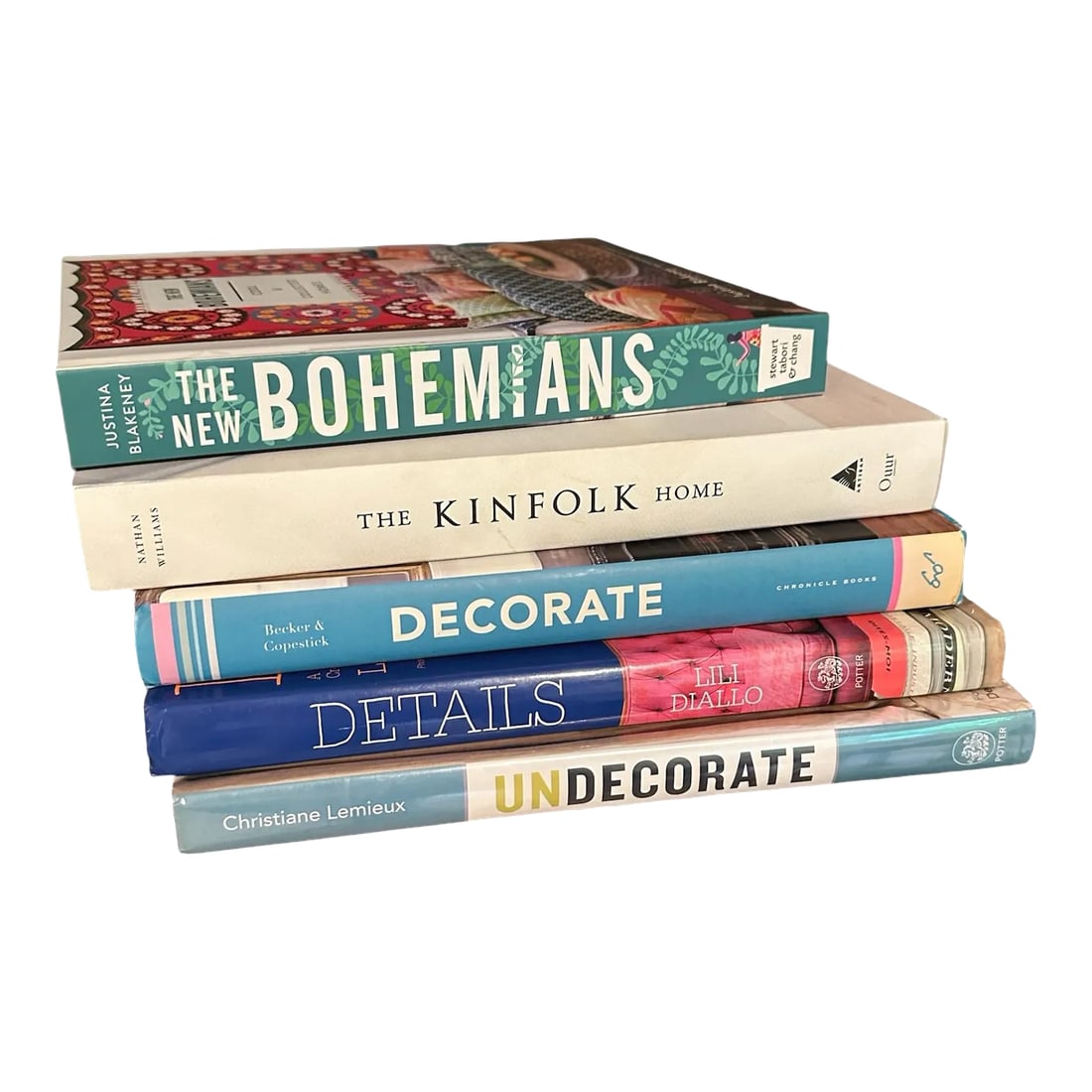 First Edition Interior Design Decorating Hardcover Coffee Table Books - Set of 5 (1 of 12)