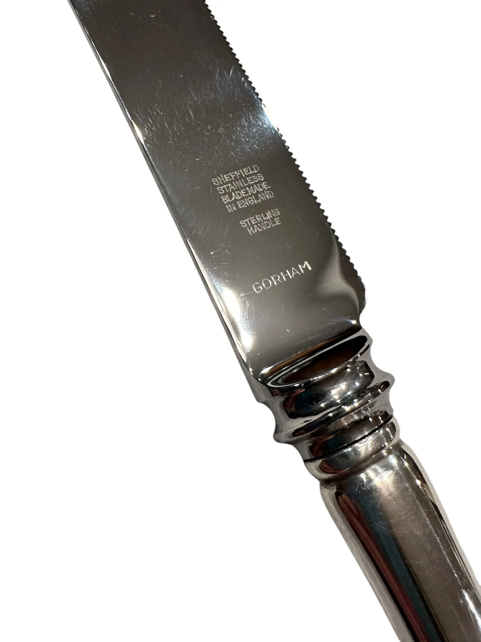 1960s Sterling Gorham Wedding Cake Knife - 3