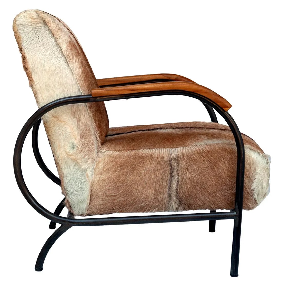 Modern Handcrafted Chair from Indonesia With Goat Skin Upholstery - 3