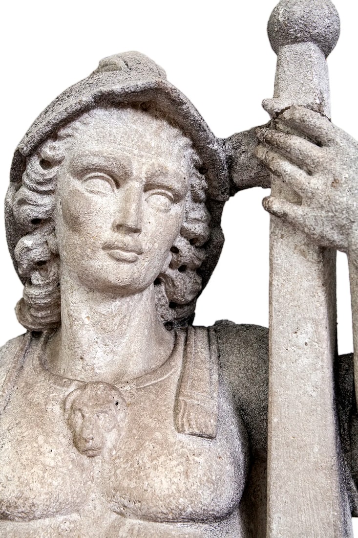 Antique Italian Limestone Garden Statue - 11