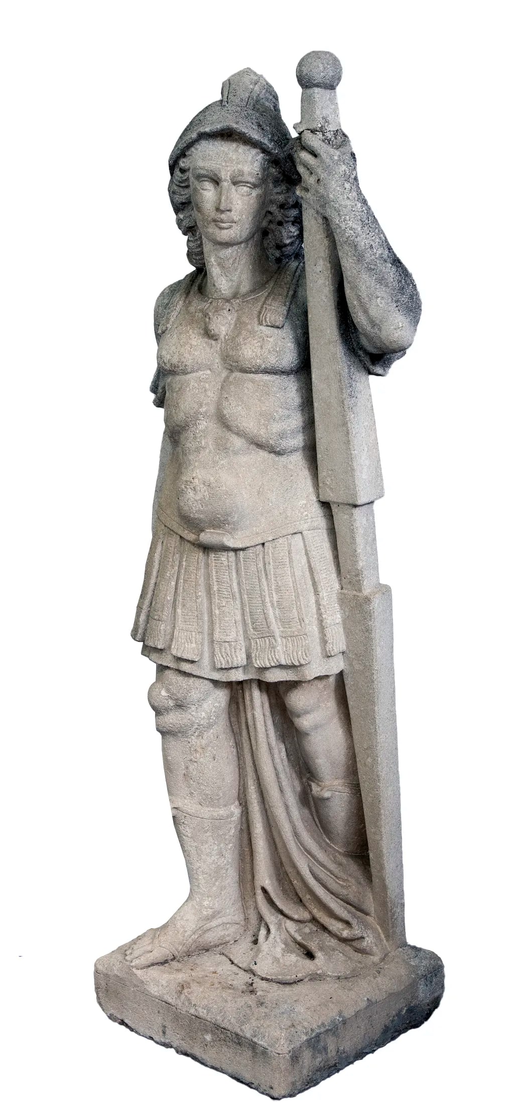 Antique Italian Limestone Garden Statue - 4
