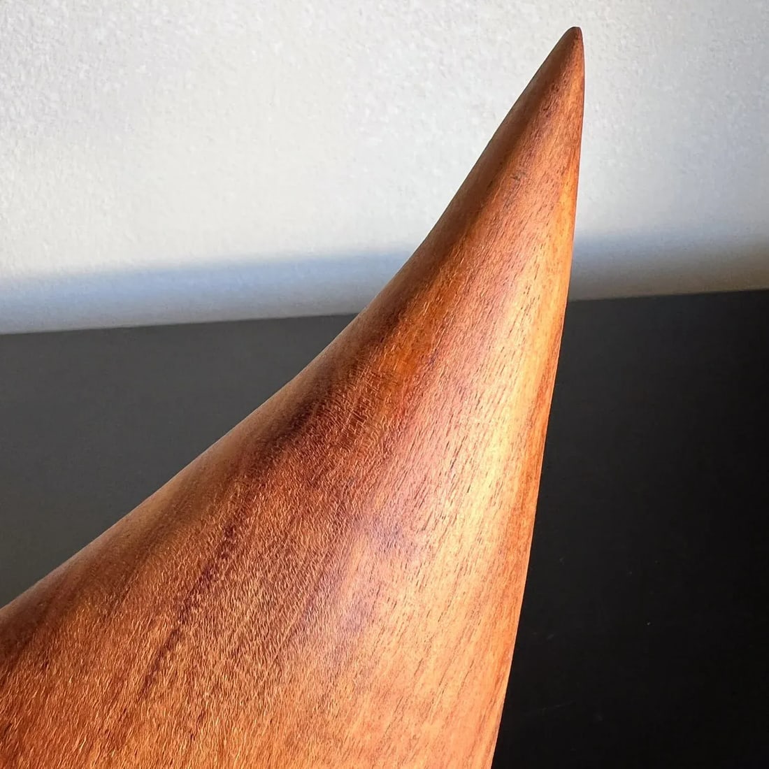 1970s Haitian Tropical Mahogany Sculptural Tray - 10
