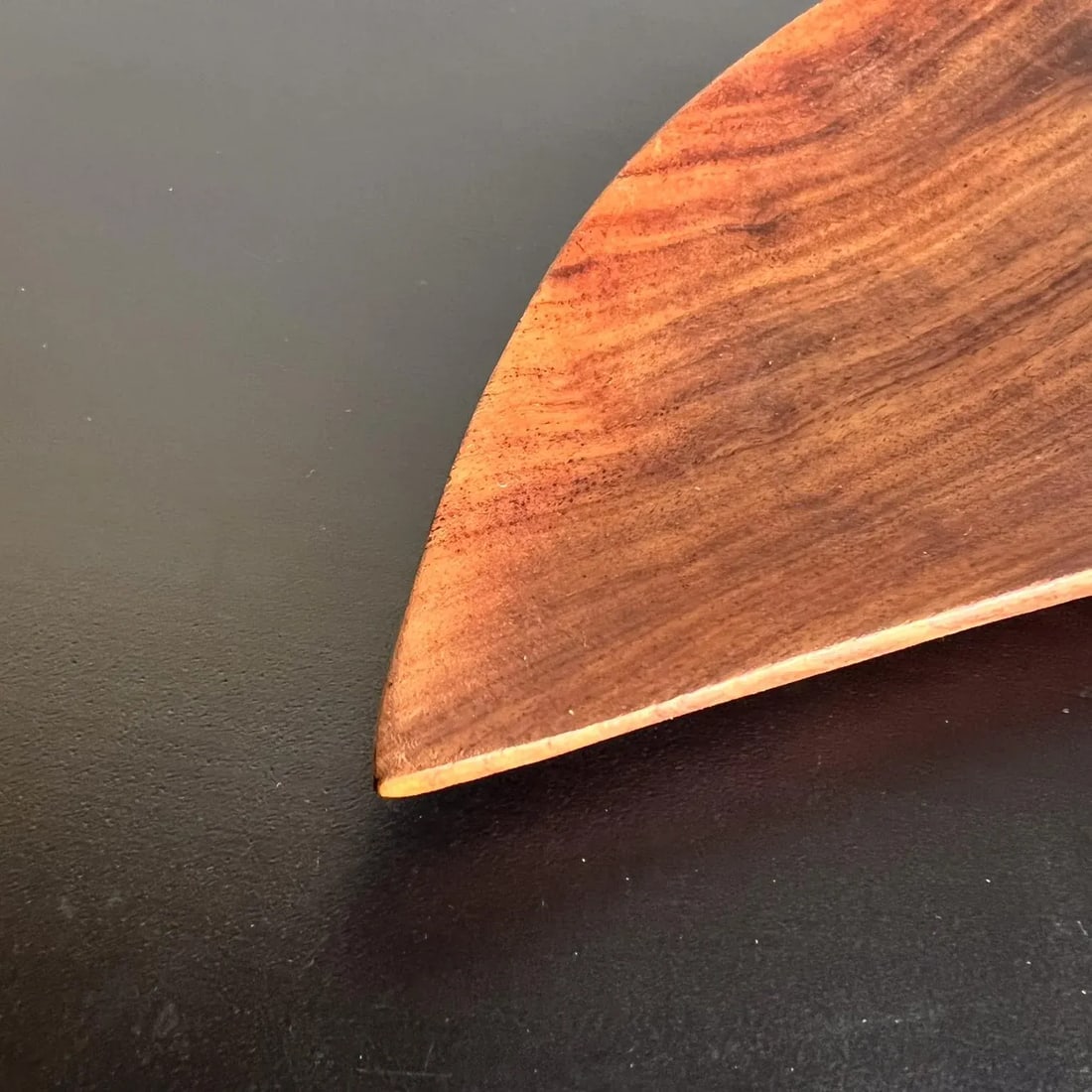 1970s Haitian Tropical Mahogany Sculptural Tray - 5