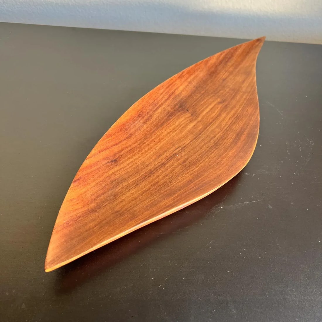 1970s Haitian Tropical Mahogany Sculptural Tray - 6