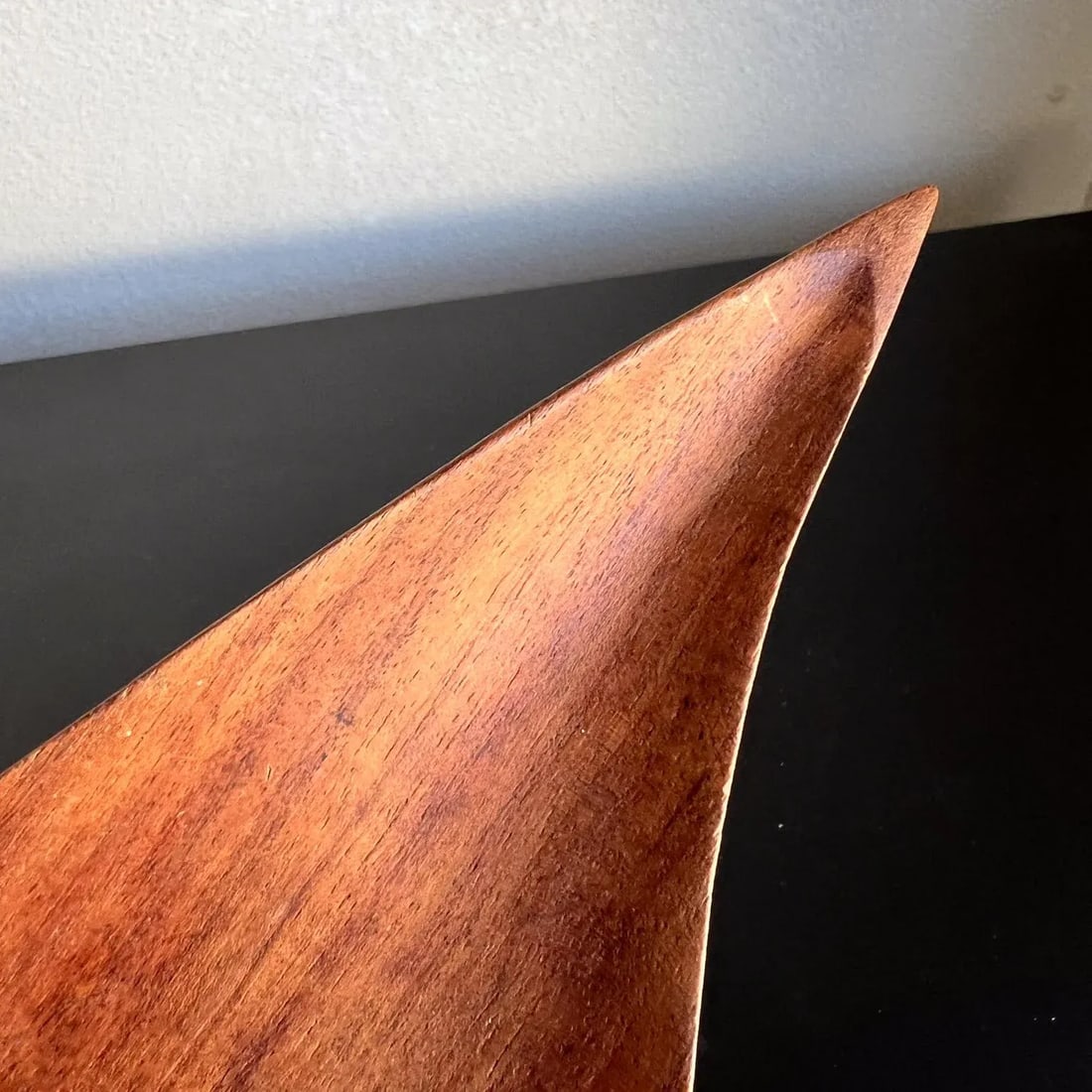 1970s Haitian Tropical Mahogany Sculptural Tray - 7