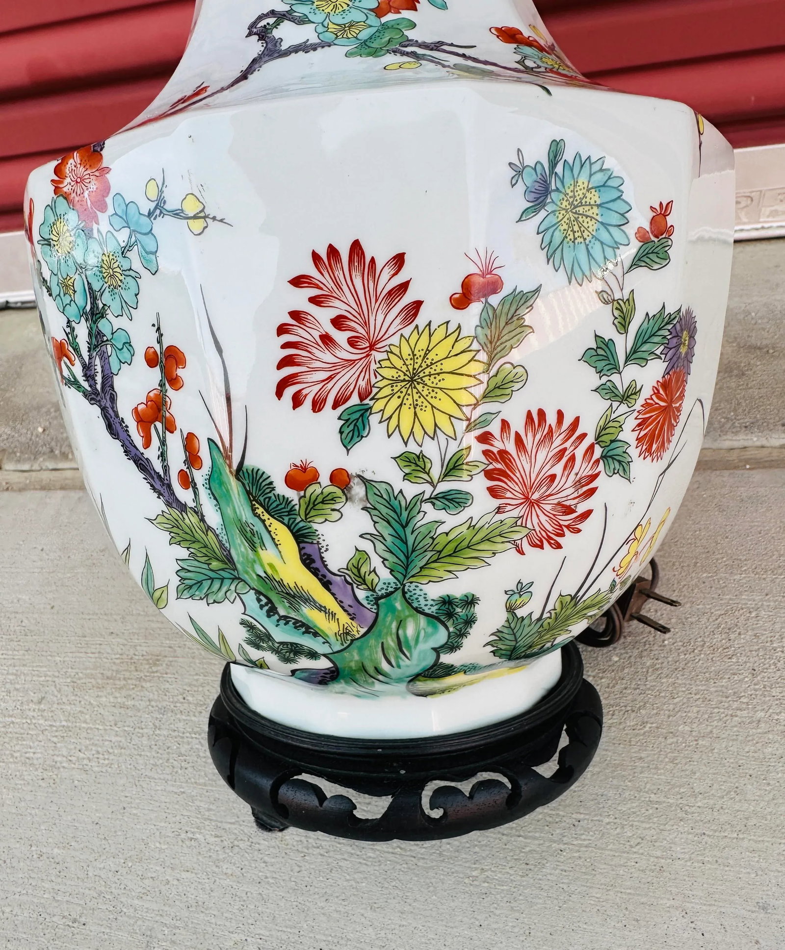 Vintage Chinoiserie Table Lamp - 5