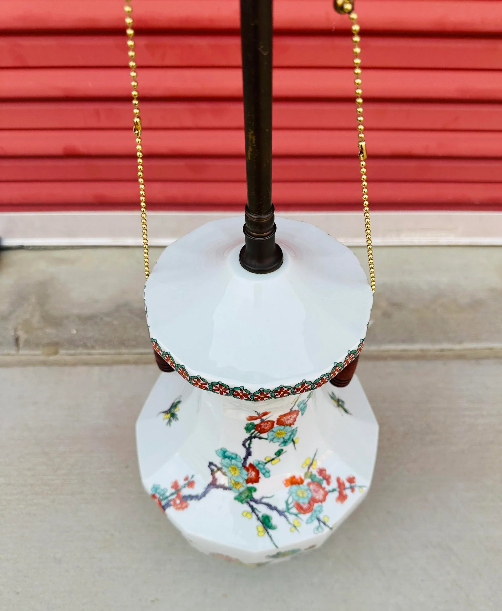 Vintage Chinoiserie Table Lamp - 6