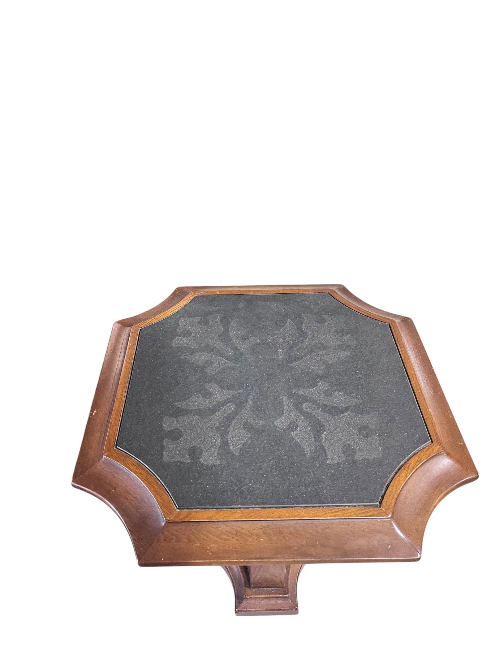1960s Pair of Drexal Spanish Mediterranean Bunching Side Tables With Slate Top - 8