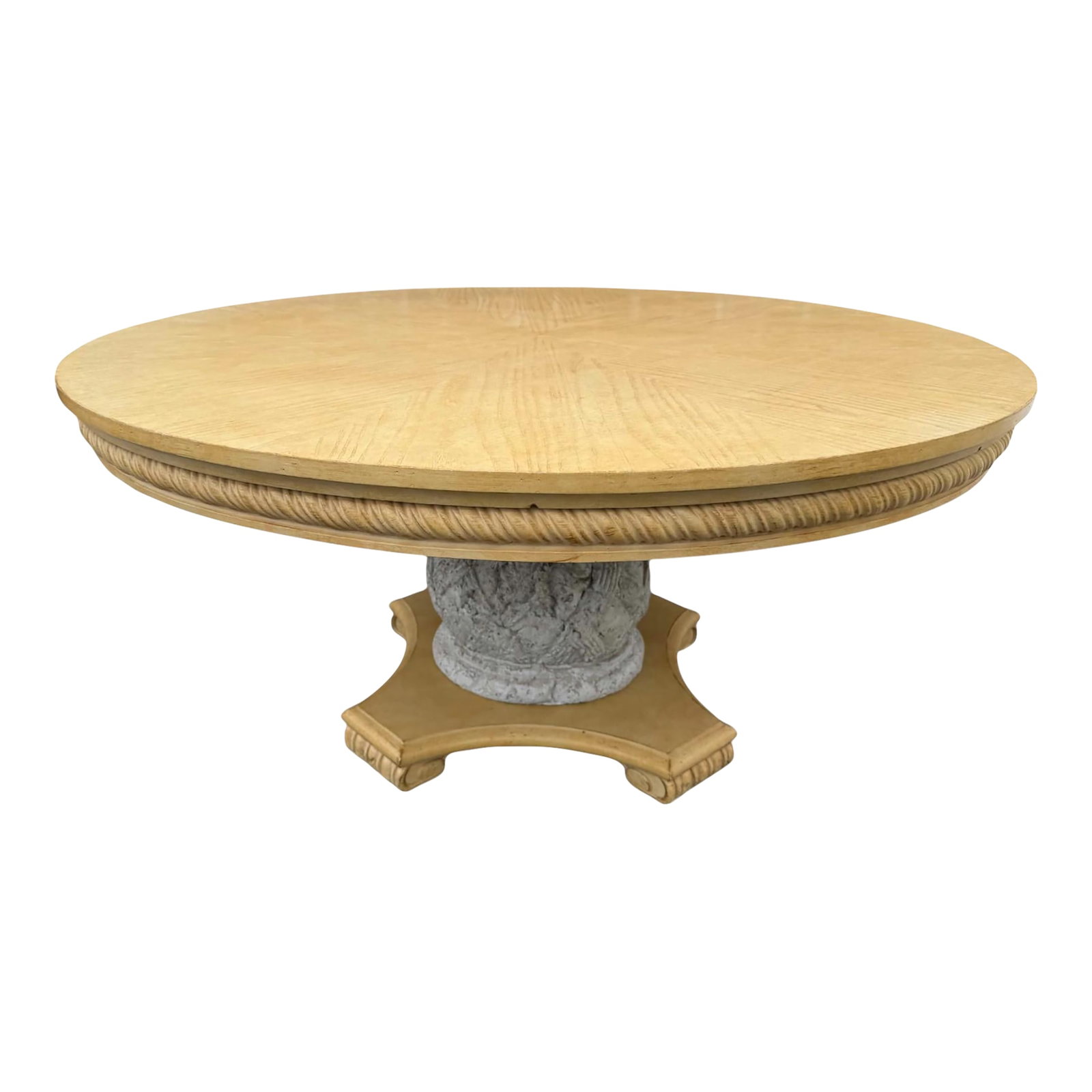 Century Furniture Company Round Neoclassical Cocktail Table (1 of 12)