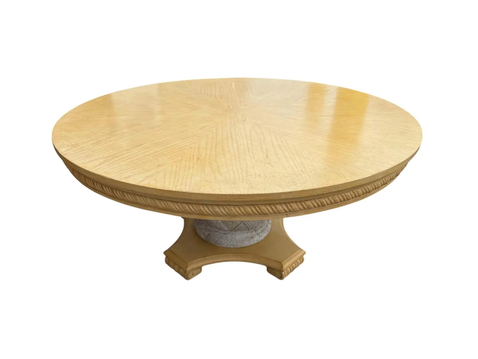 Century Furniture Company Round Neoclassical Cocktail Table - 4