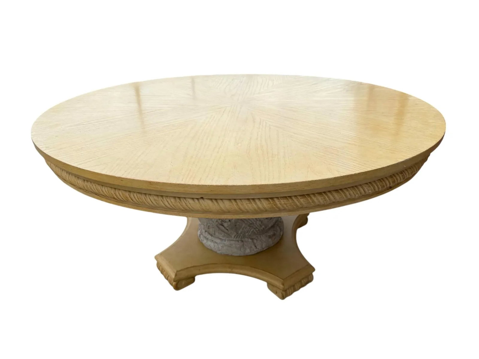 Century Furniture Company Round Neoclassical Cocktail Table - 5