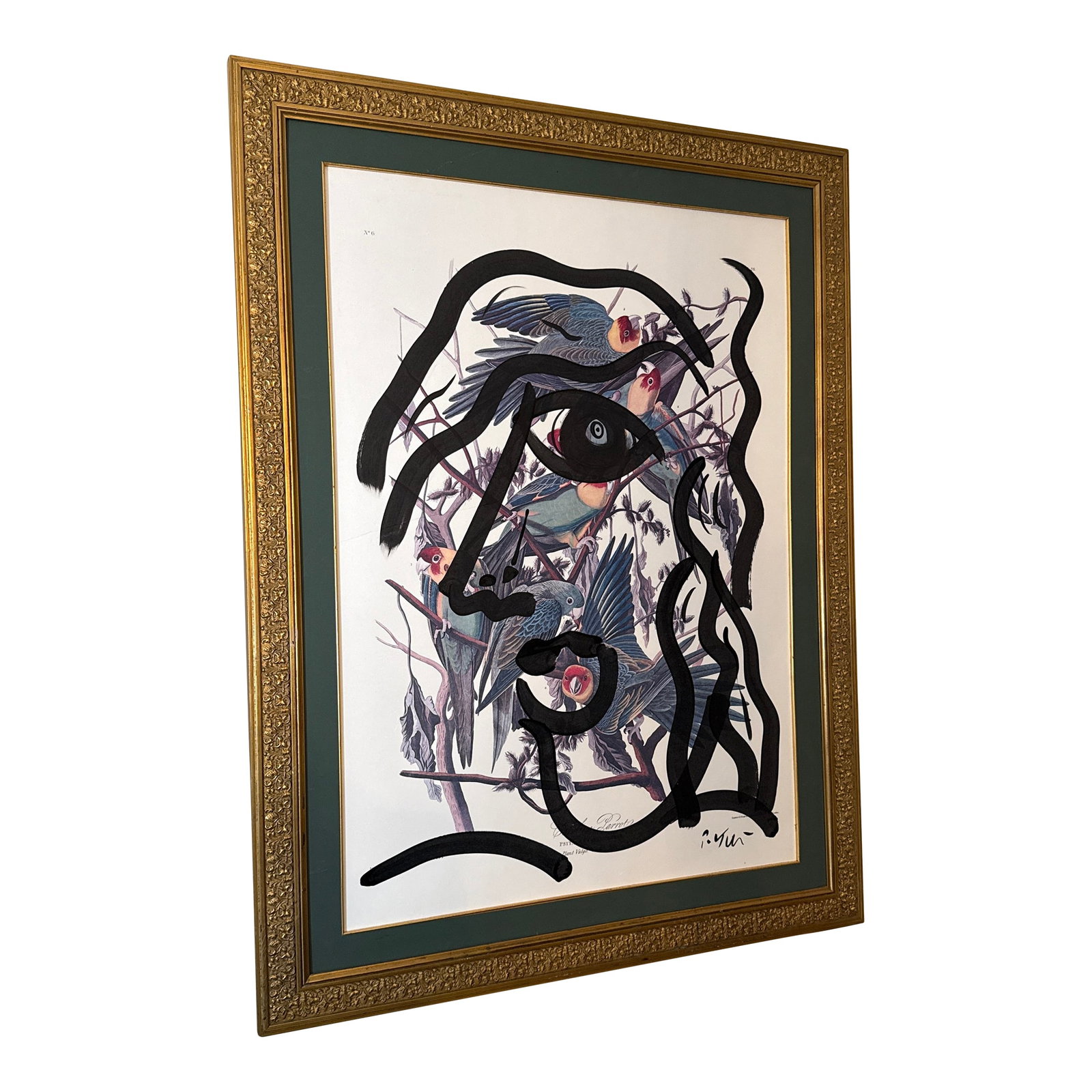 1970s Peter Keil Contemporary Original Black & White Abstract Portrait Painting, Framed: Fantastic original paintings by Listed world renowned artist Peter Robert Keil (born 1942 Germany) Peter has self proclaimed to be the last of the living legend artists working in his career with