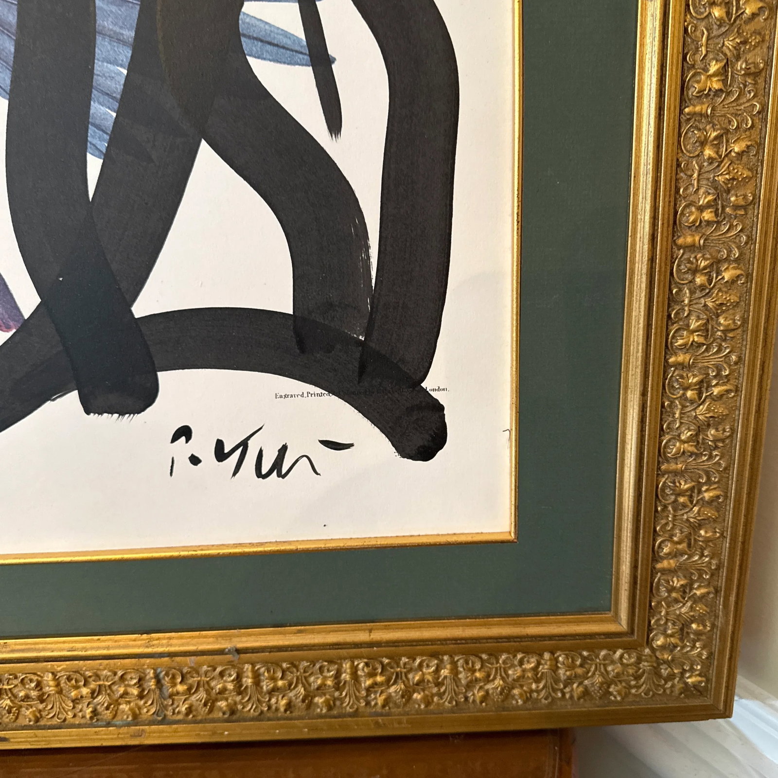 1970s Peter Keil Contemporary Original Black & White Abstract Portrait Painting, Framed - 5