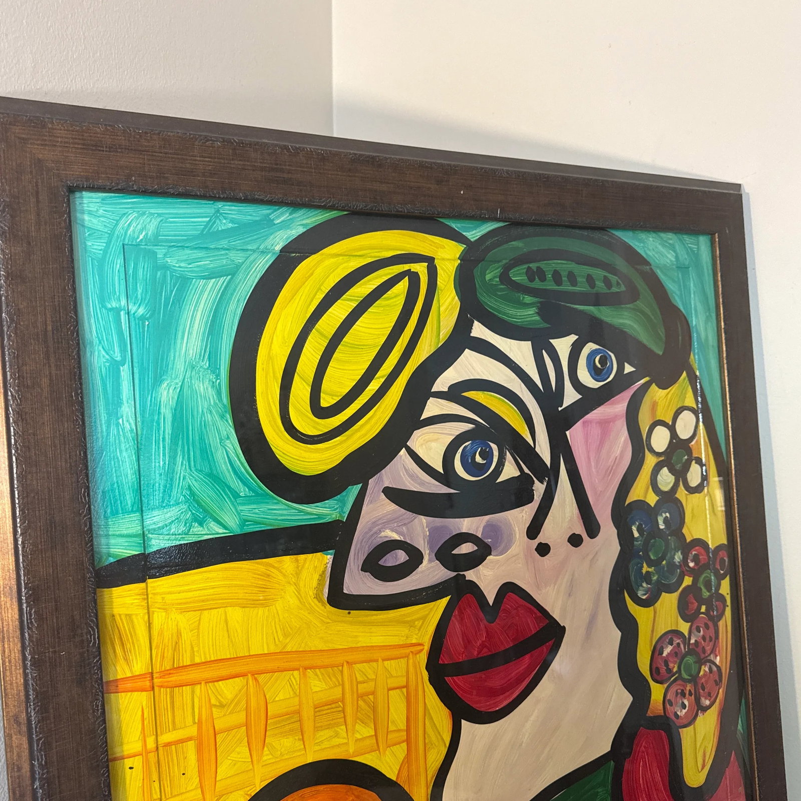 1970s Abstract Peter Keil Original Framed Painting - 4