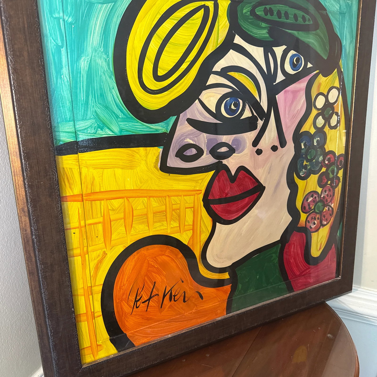 1970s Abstract Peter Keil Original Framed Painting - 5