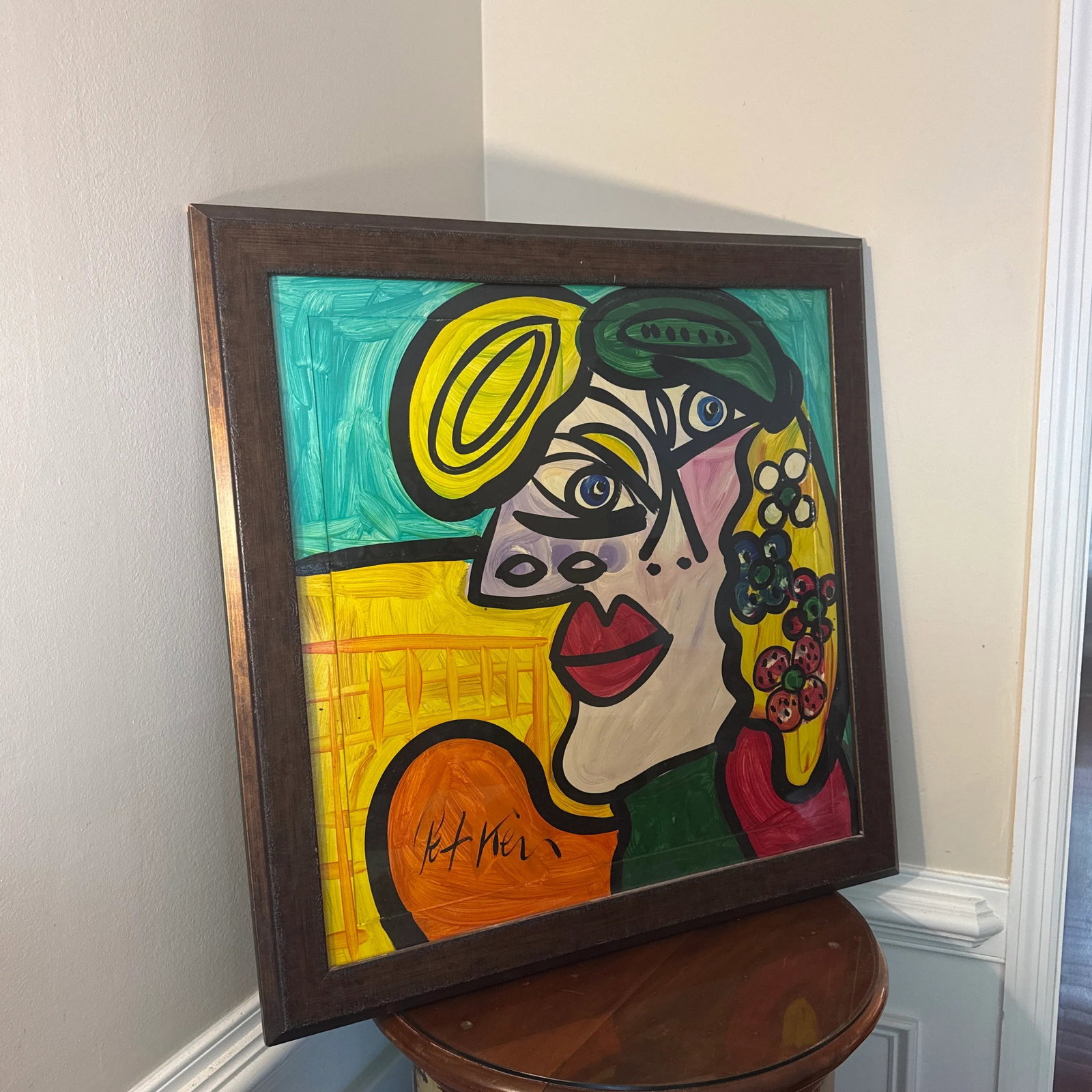 1970s Abstract Peter Keil Original Framed Painting - 6
