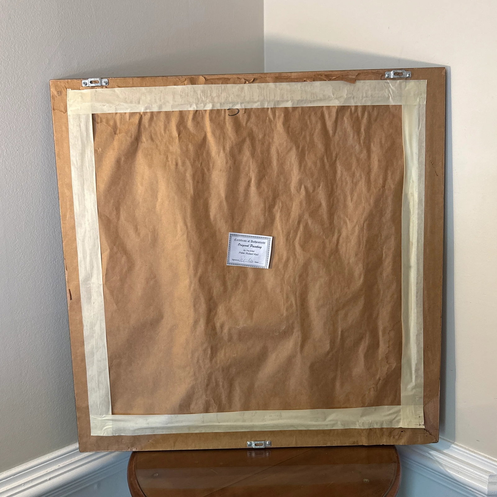1970s Abstract Peter Keil Original Framed Painting - 8