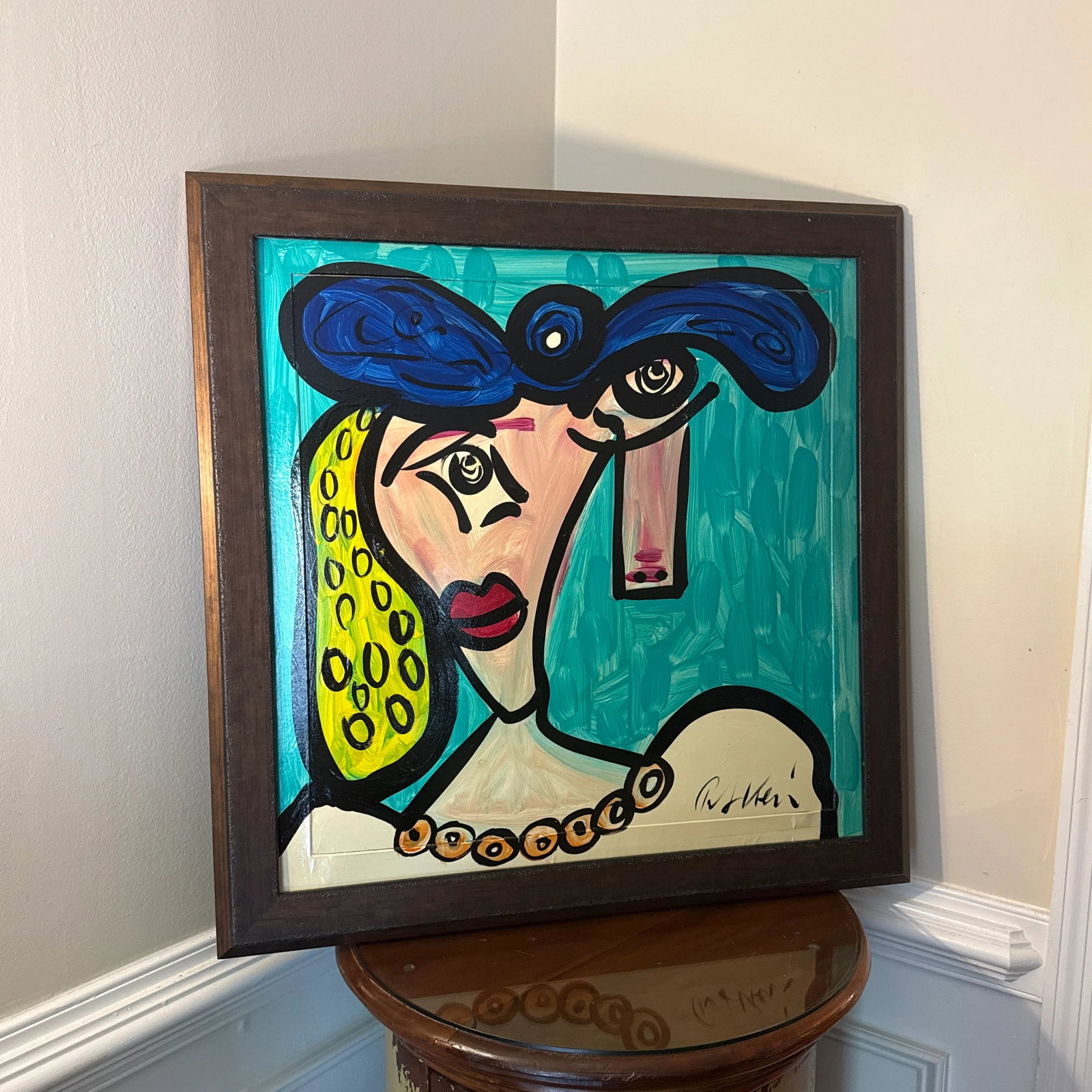 1970s Abstract Peter Keil Original Framed Painting - 7