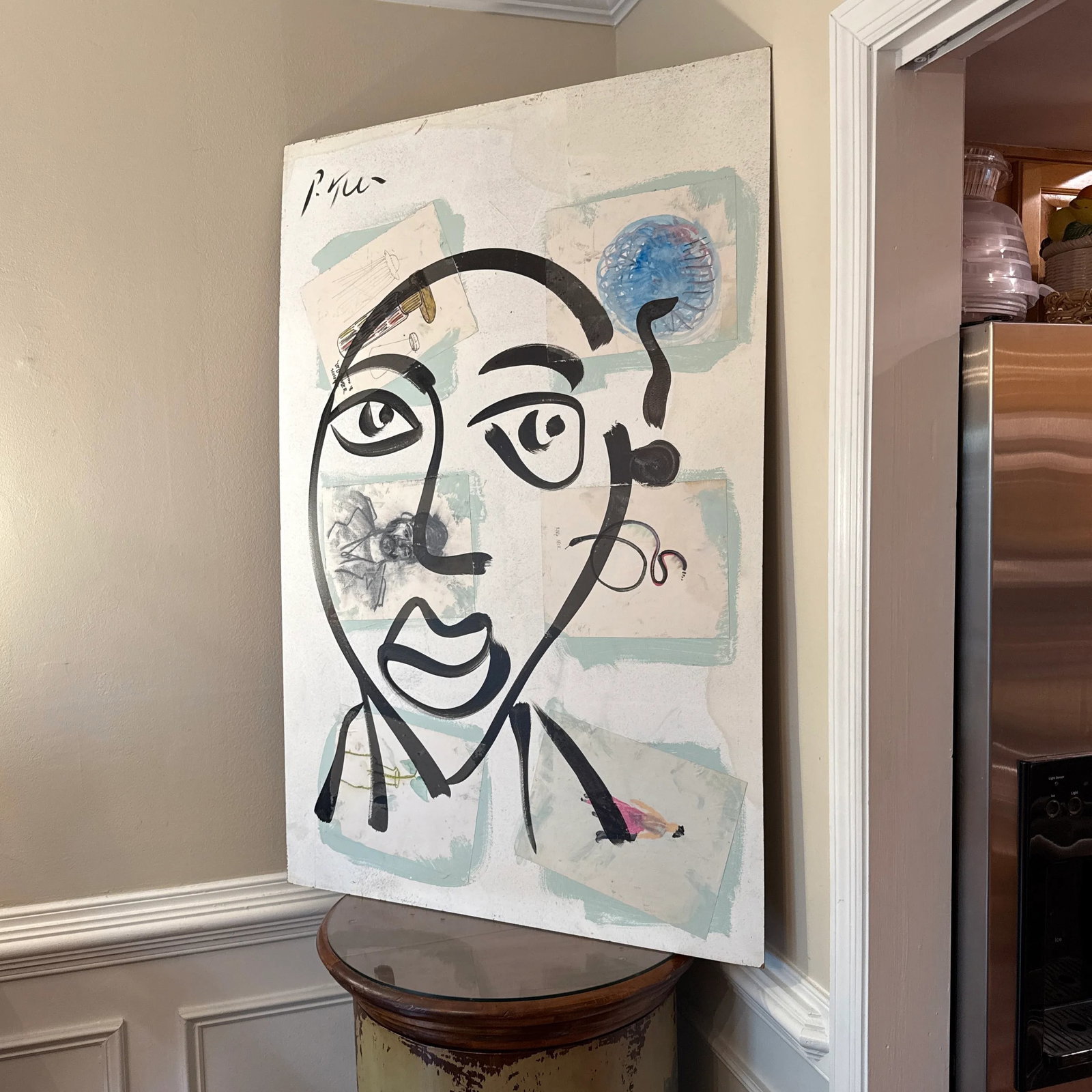 1970s Acrylic Collage on Board by Peter Keil - 8
