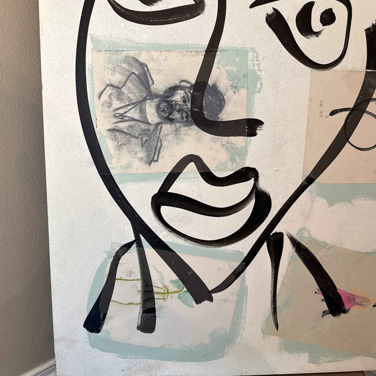 1970s Acrylic Collage on Board by Peter Keil - 9