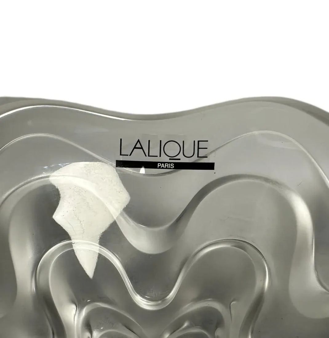 Lalique Hand Crafted French Crystal Vibrations Box - France - 4