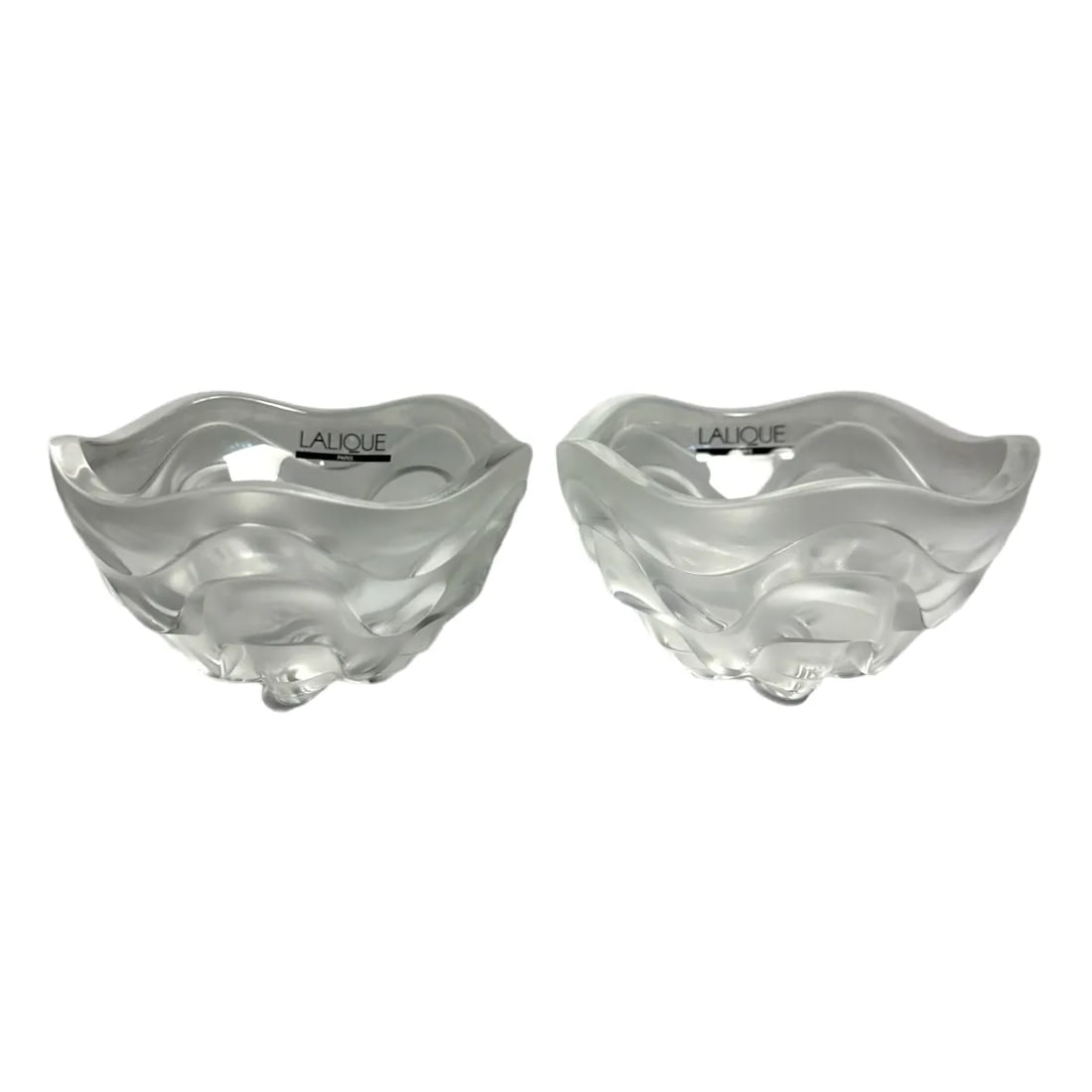 Lalique Hand Crafted French Crystal Vibrations Box - France - 5