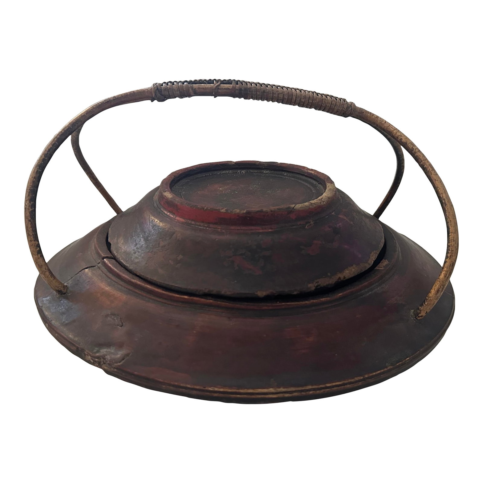 Antique Chinese Wood Food Basket (1 of 11)