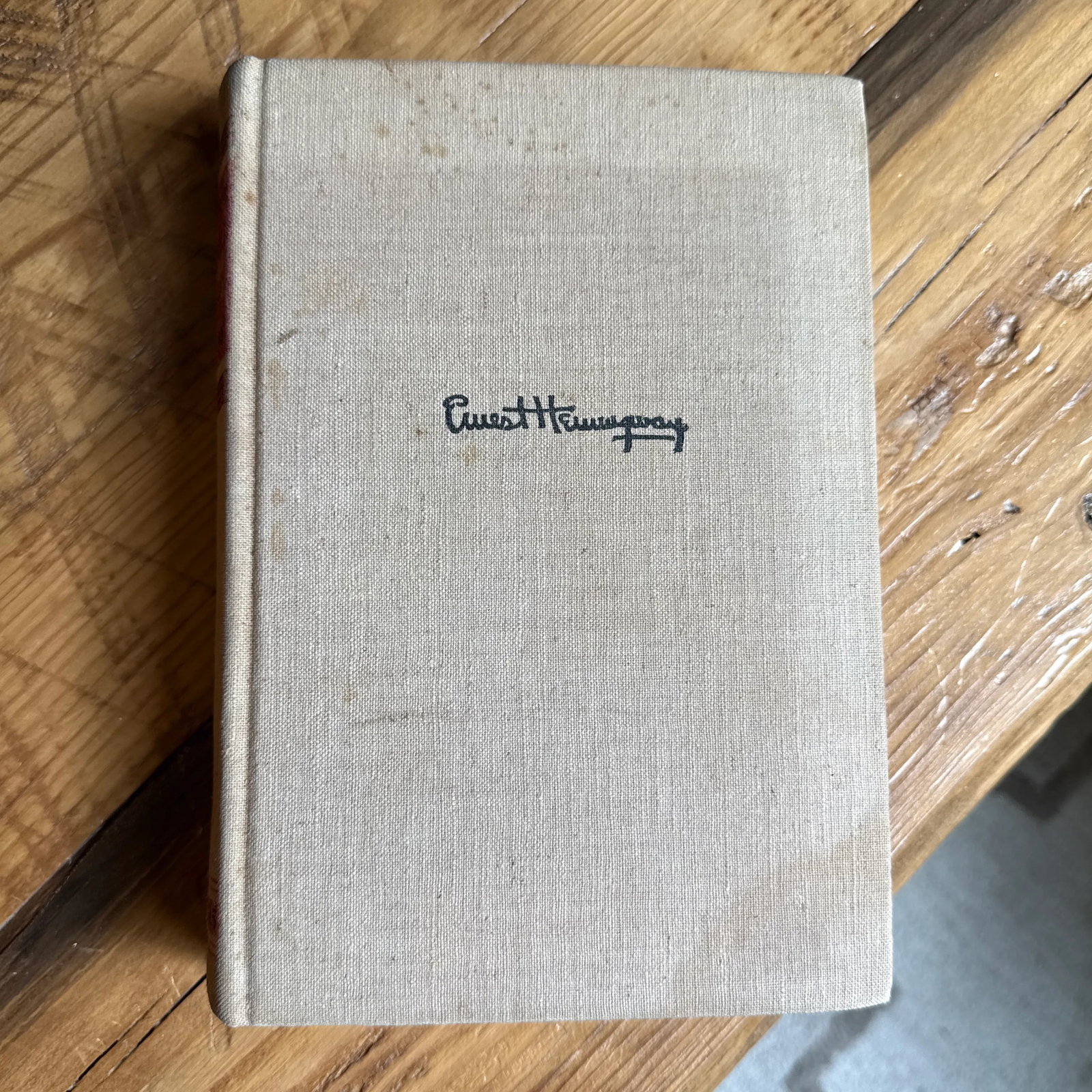 1940 Edition Ernest Hemingway for Whom the Bell Tolls Hardcover Book - 2