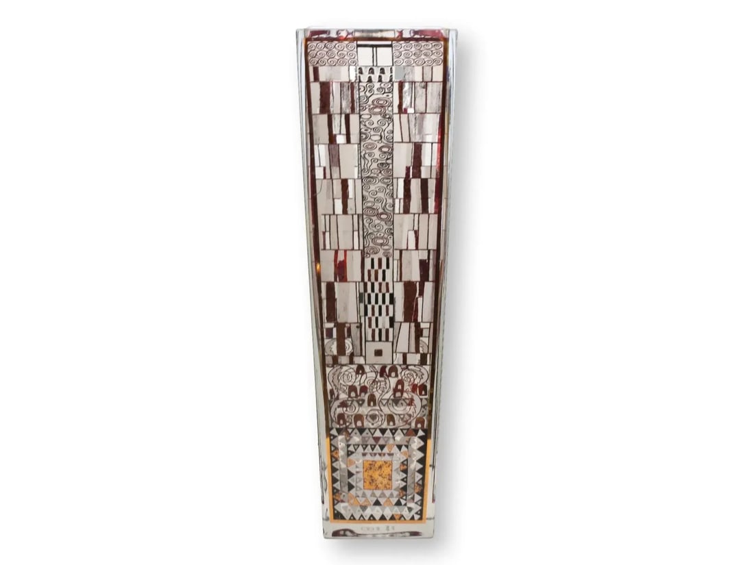Gustav Klimt's "Stoclet Frieze" 15" Vase - 5