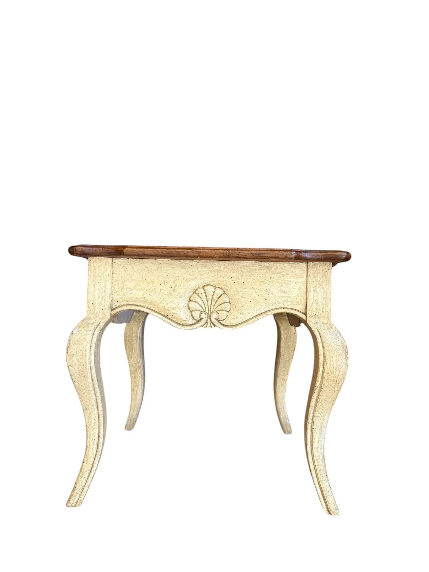 Hekman French Glass Top Side Table - 3