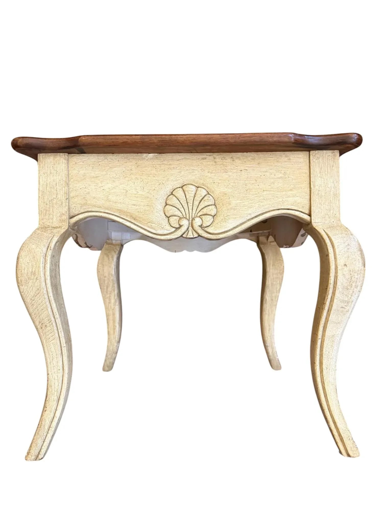 Hekman French Glass Top Side Table - 4