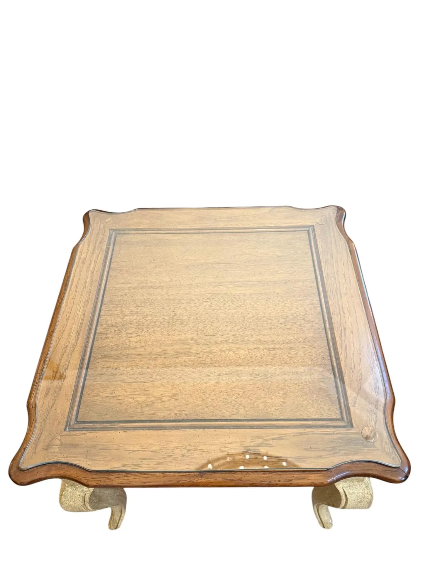 Hekman French Glass Top Side Table - 8
