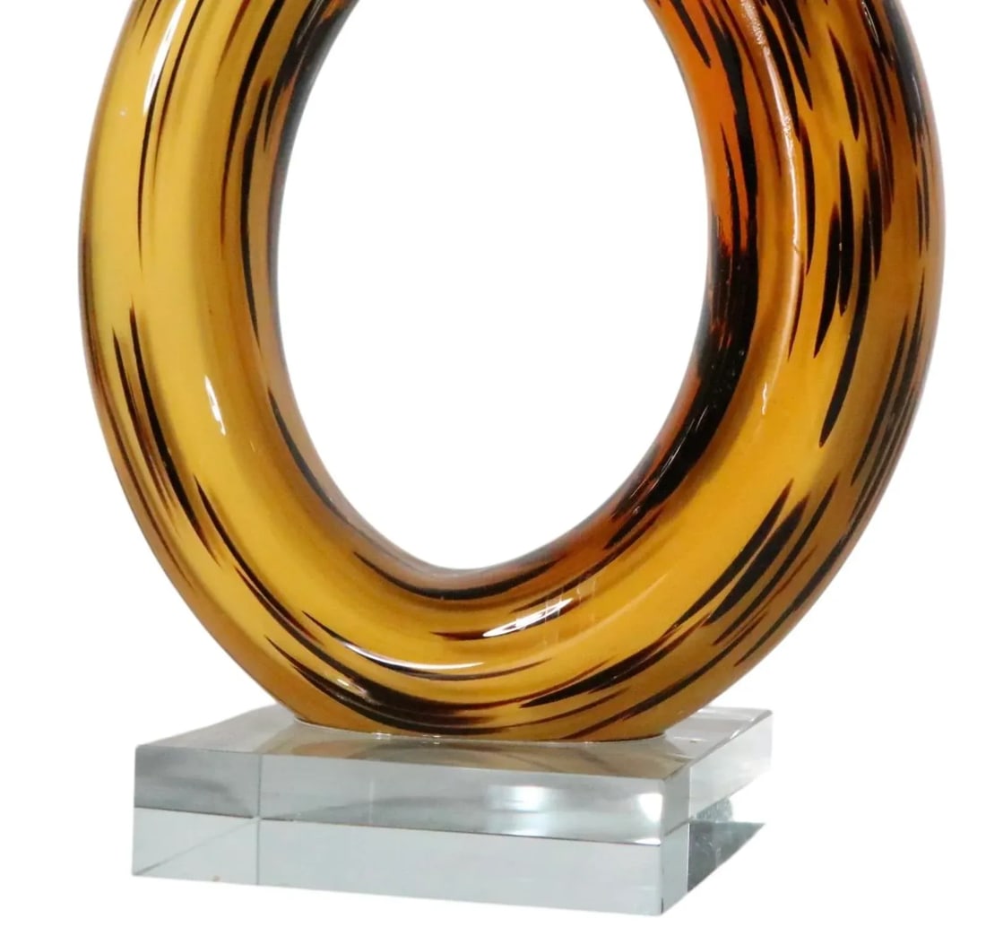 Late 20th Century Postmodern Murano Style Art Glass Sculpture - 7