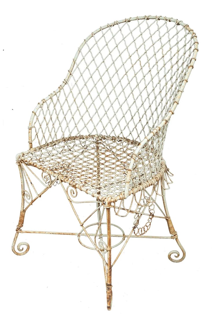 Victorian Wire Garden Chair - 2