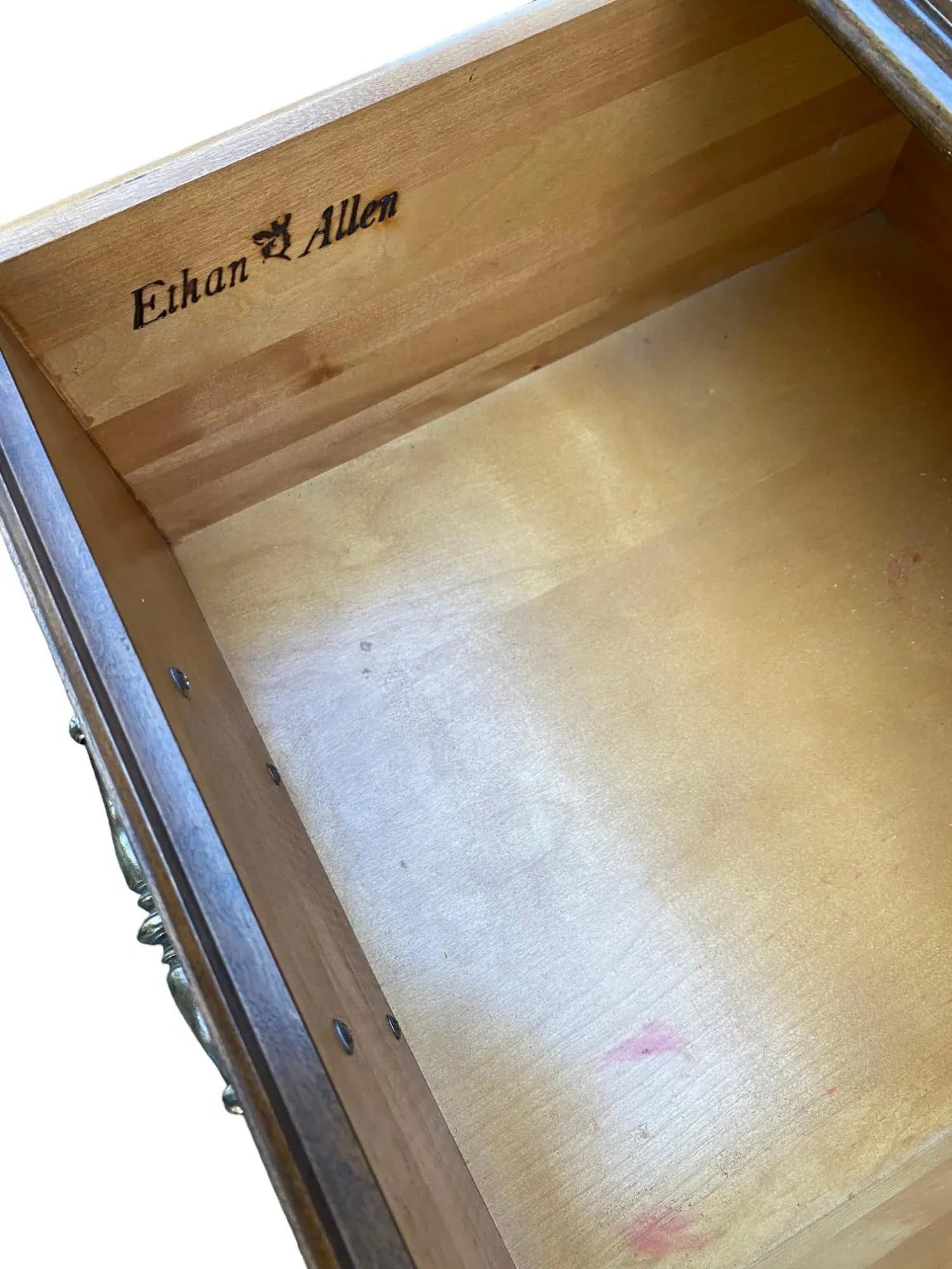 Late 20th Century Ethan Allen Georgian Court Side Table - 2