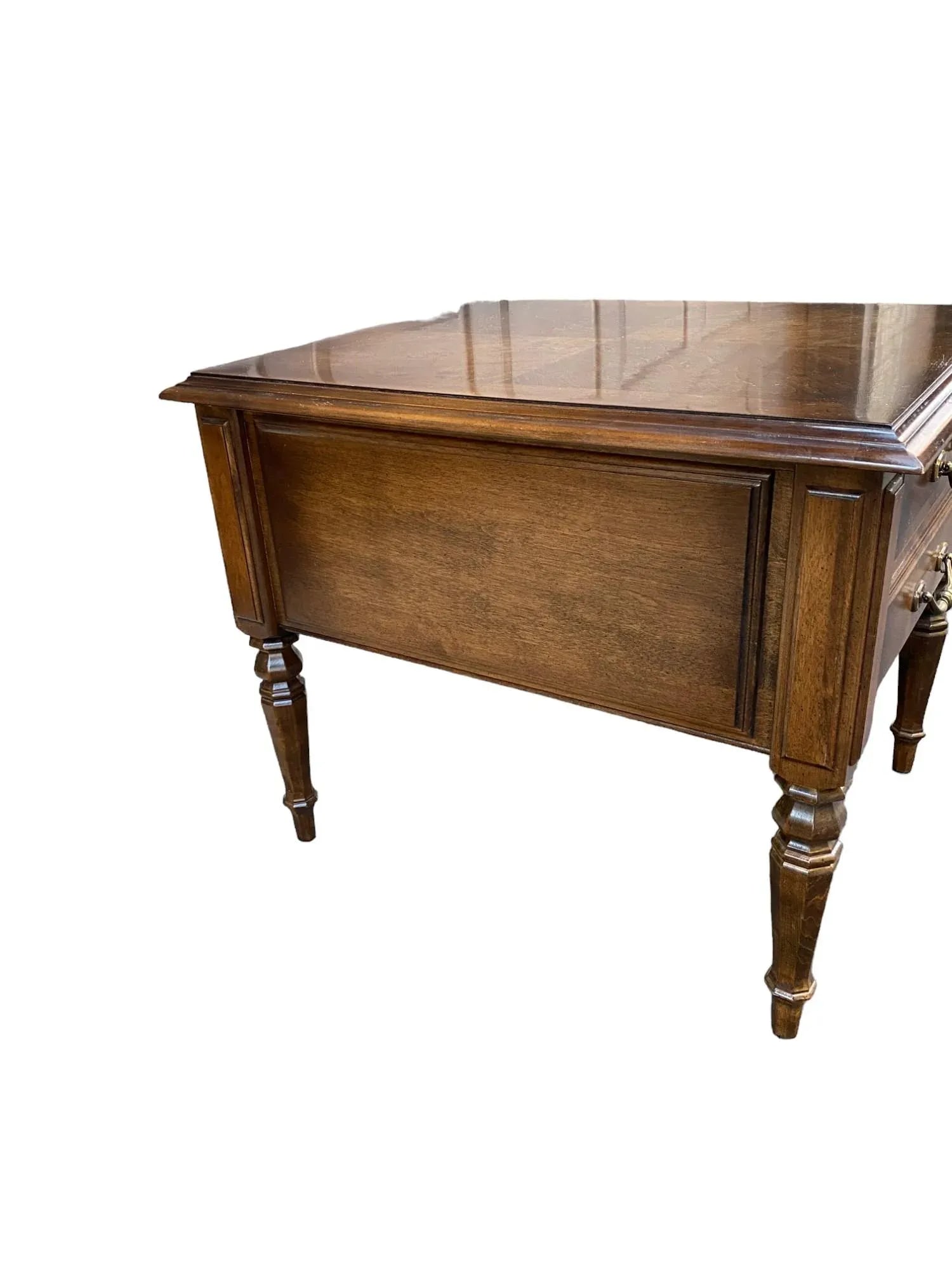 Late 20th Century Ethan Allen Georgian Court Side Table - 7