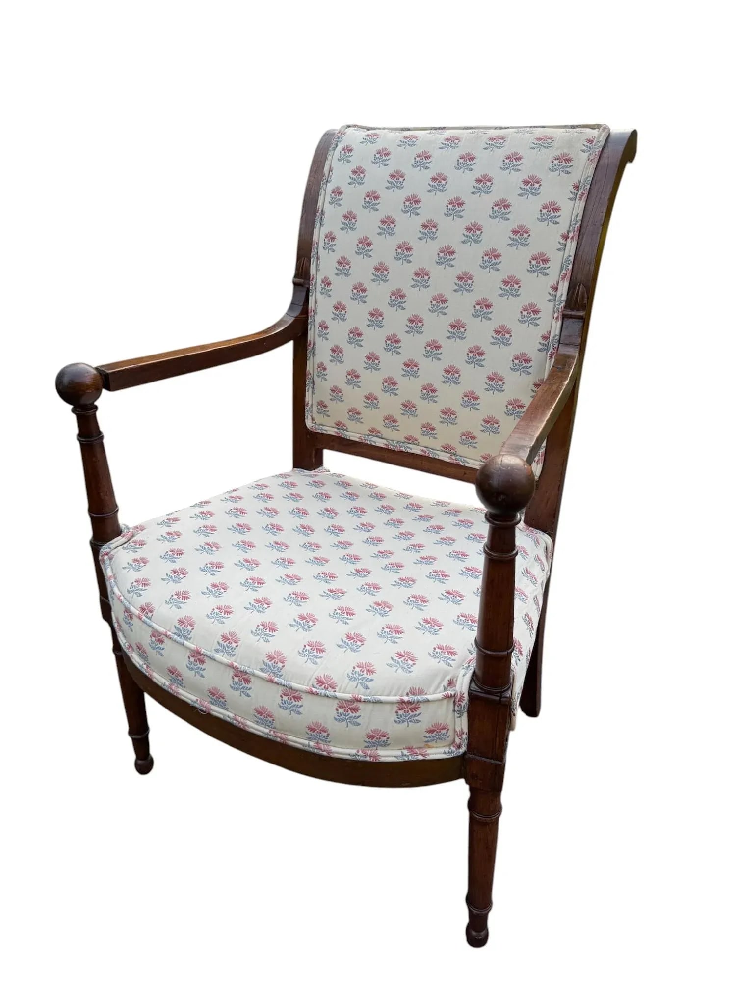 Early 19th Century Handcrafted Cherry Wood Side Chair - 5