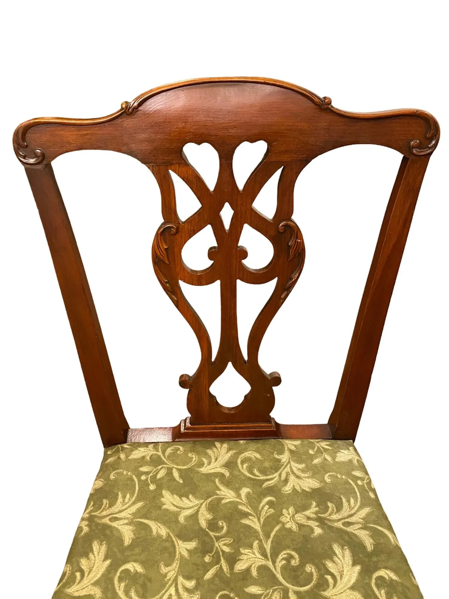 Mid 20th Century Pair of Clawfooted Dining Chairs - 3