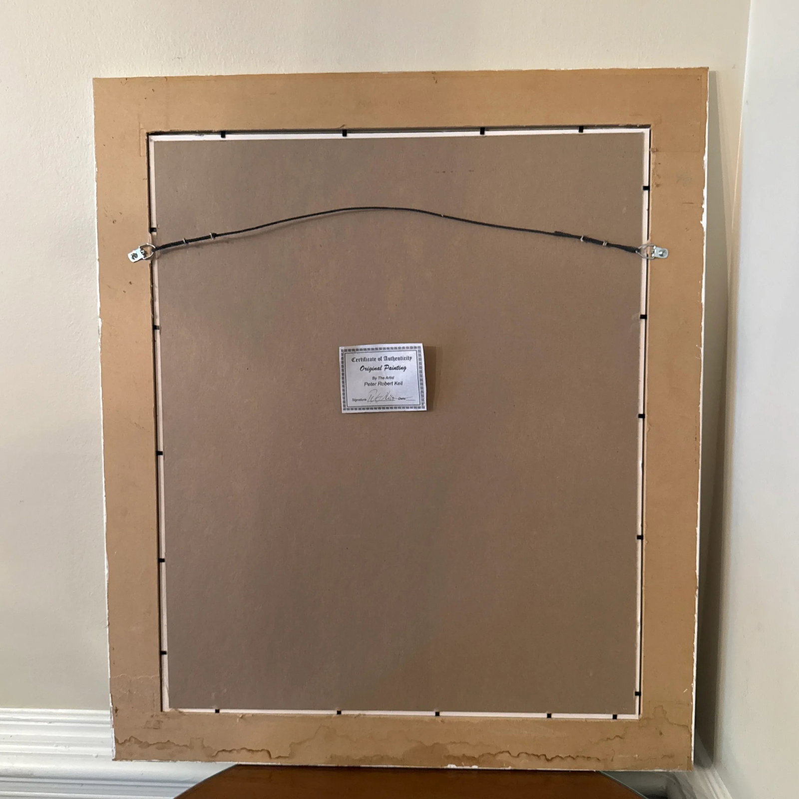 1970s Vintage Abstract Portraiture; Original Artwork by Peter Robert Keil ~ Framed - 10
