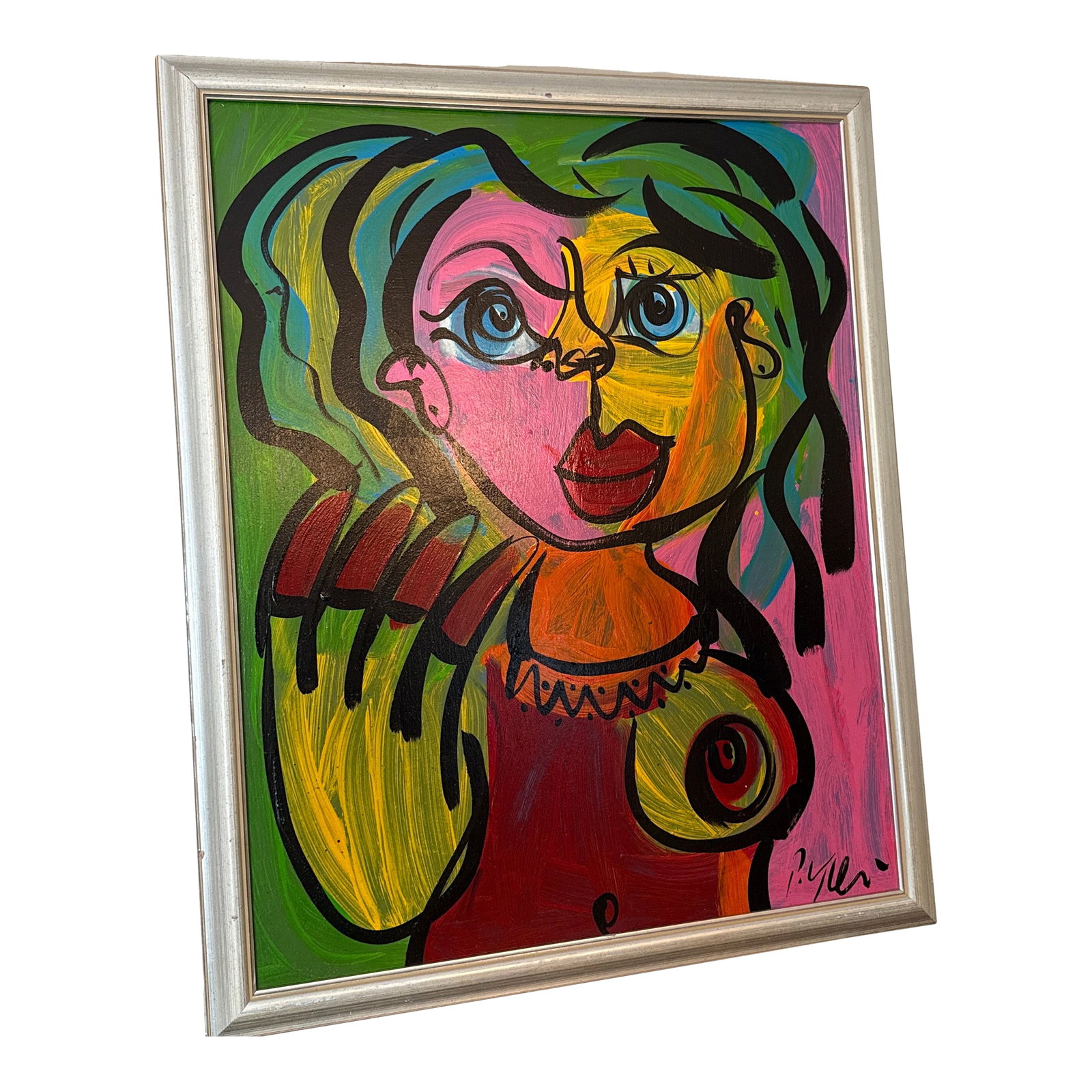 1970 Peter Keil Abstract Original Painting Framed: Fantastic original paintings by Listed world renowned artist Peter Robert Keil (born 1942 Germany) Peter has self proclaimed to be the last of the living legend artists working in his career with grea