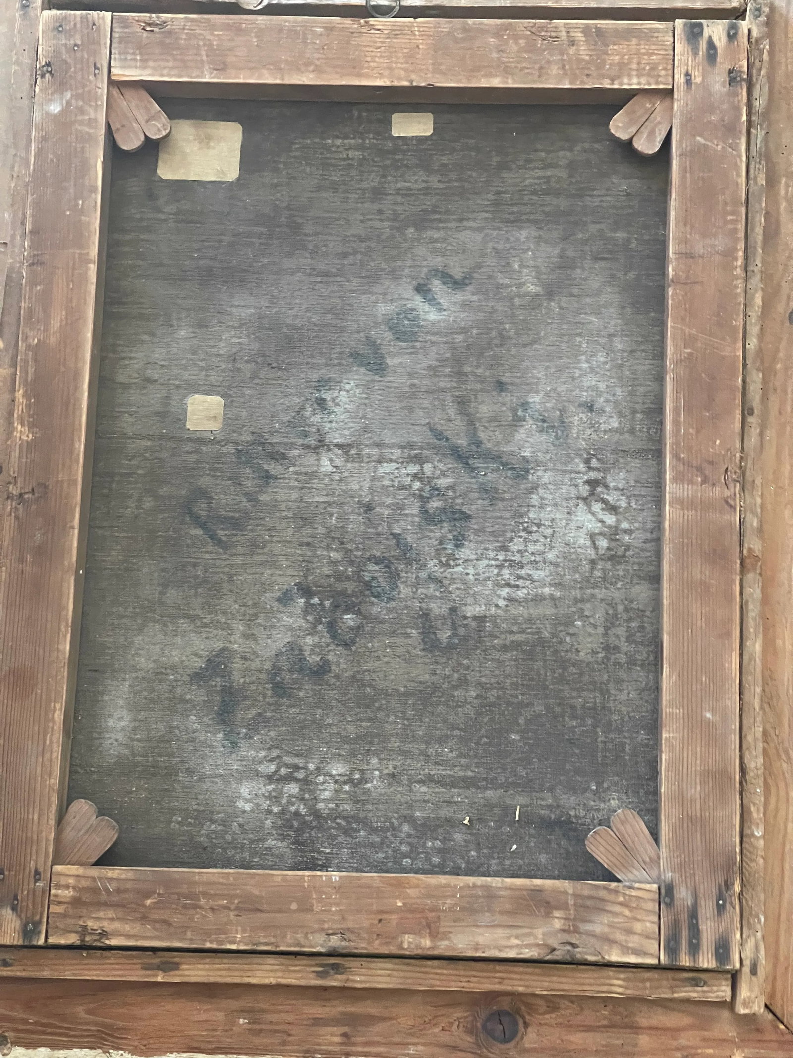 19 Th C Antique Austrian Military Portrait Framed Dark Academia Ia - 7