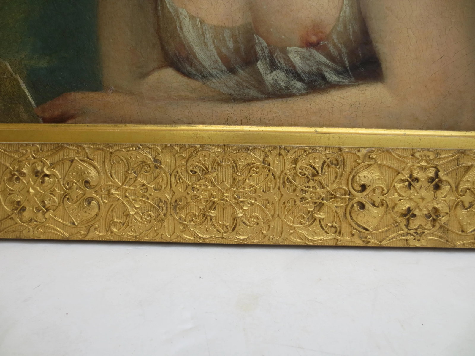 Nude Study of a Young Maiden Oil on Panel - 5