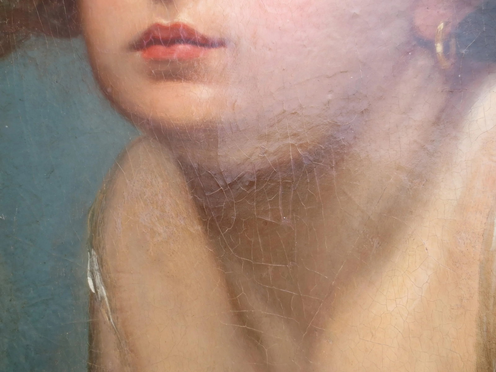 Nude Study of a Young Maiden Oil on Panel - 6
